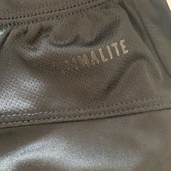 Adidas Black Drawstring Shorts With White Stripes - Picture 10 of 12